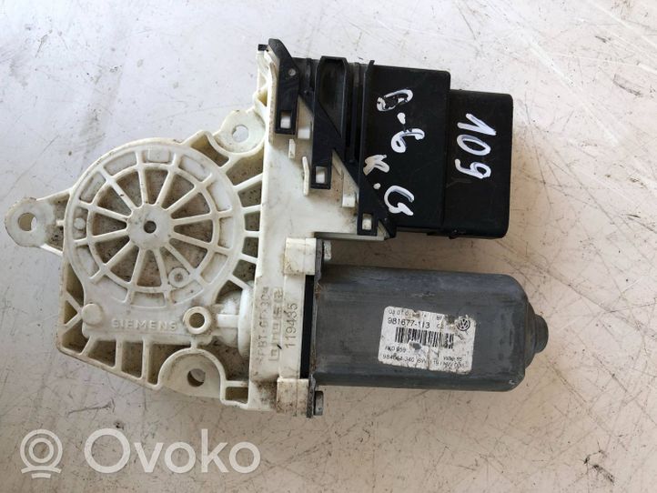 Volkswagen PASSAT B6 Silniczek podnośnika szyby drzwi przednich 1K0959753