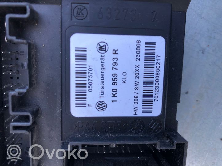 Volkswagen Touran I Elektryczny podnośnik szyby drzwi tylnych 1K0959793R