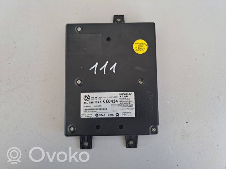 Volkswagen Golf V Bluetoothin ohjainlaite/moduuli 3C0035729G