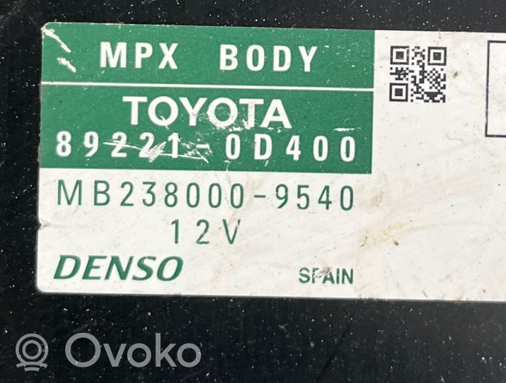 Toyota Yaris Modulo di controllo del corpo centrale MB2380009540