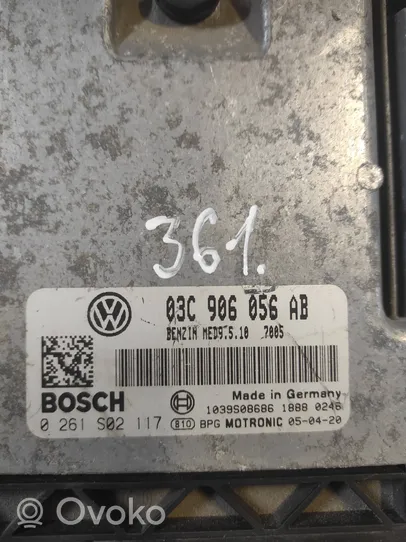 Volkswagen Golf Plus Sterownik / Moduł ECU 03C906056AB