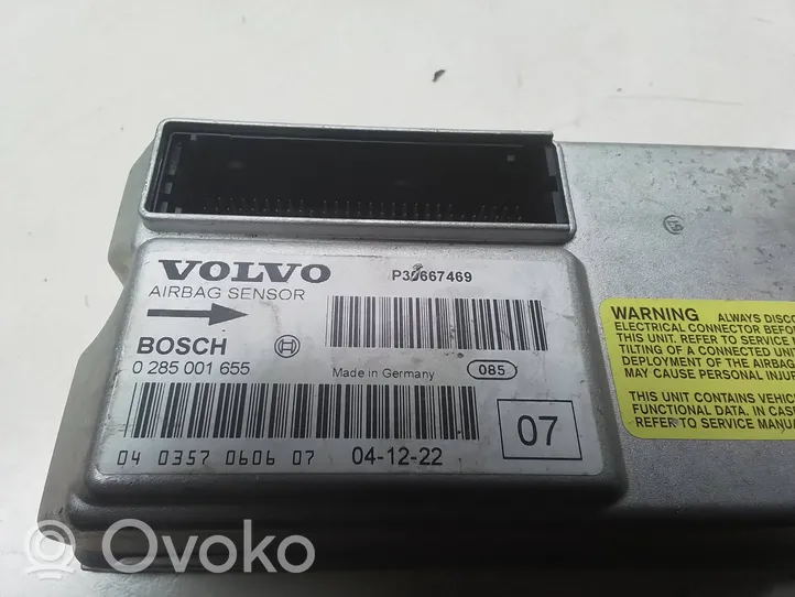 Volvo S80 Turvatyynyn ohjainlaite/moduuli P30667469