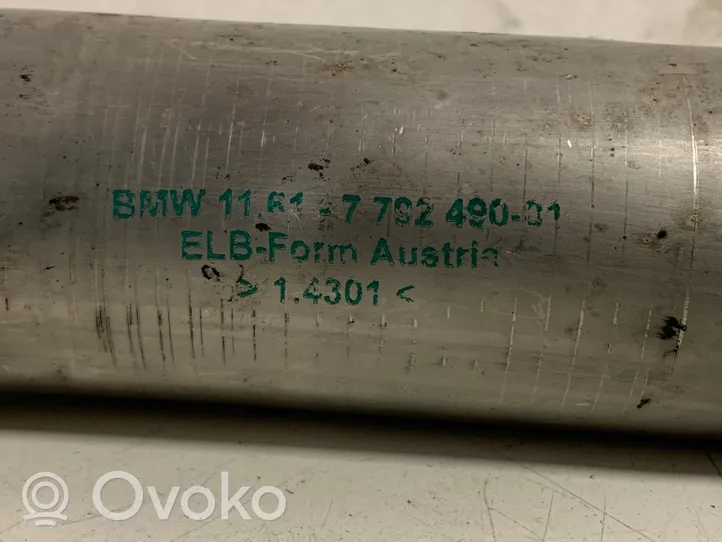 BMW 5 E60 E61 Tube d'admission de tuyau de refroidisseur intermédiaire 7792490