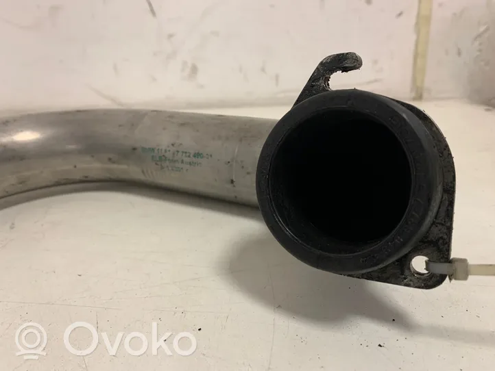 BMW 5 E60 E61 Tube d'admission de tuyau de refroidisseur intermédiaire 7792490