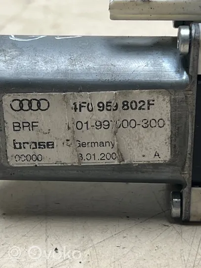 Audi A6 S6 C6 4F Aizmugurē loga pacēlāja motoriņš 4F0959802F