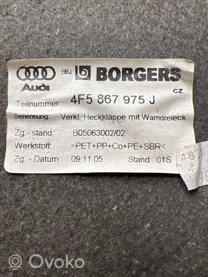 Audi A6 S6 C6 4F Untere Seitenverkleidung Kofferraum 4F5867975J