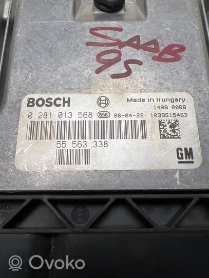 Saab 9-5 Sterownik / Moduł ECU 55563338