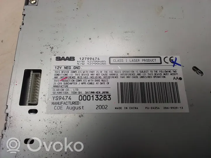 Saab 9-3 Ver2 Caricatore CD/DVD 12799474