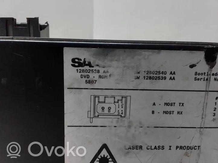 Saab 9-3 Ver1 Navigation unit CD/DVD player 12802539AA