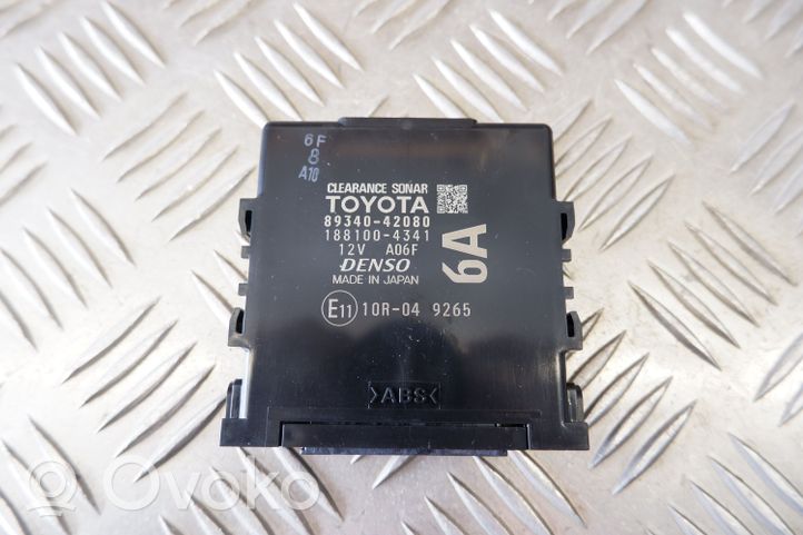 Toyota RAV 4 (XA50) Unité de commande, module PDC aide au stationnement 8934042080