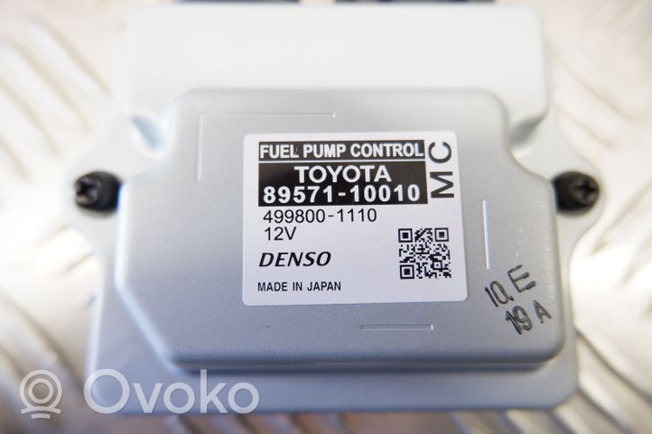 Toyota Yaris Cross Unité de commande / module de pompe à carburant 8957110010