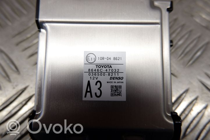 Toyota Prius (XW50) Caméra pare-brise 8646C47032