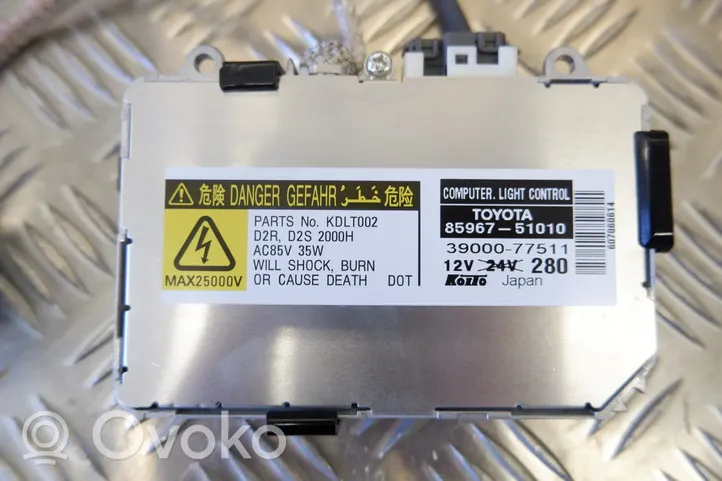 Lexus RX 330 - 350 - 400H Module de ballast de phare Xenon 8596751010