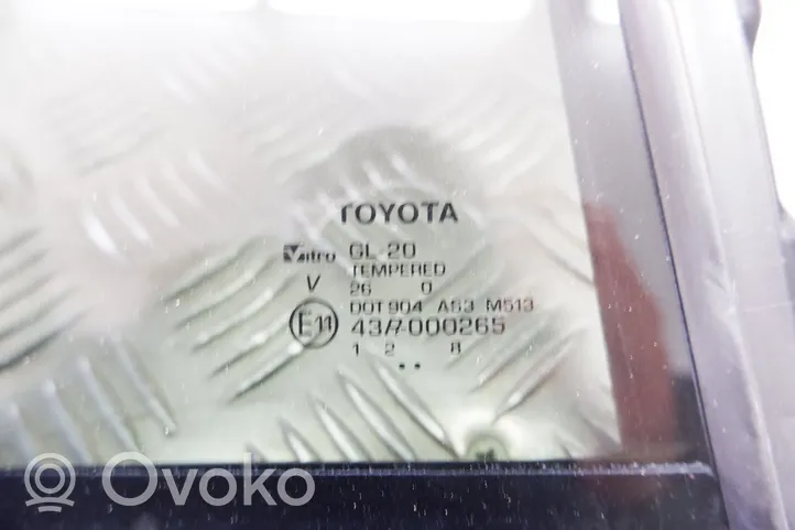 Toyota Highlander XU70 Takakulmaikkunan ikkunalasi 681890E040