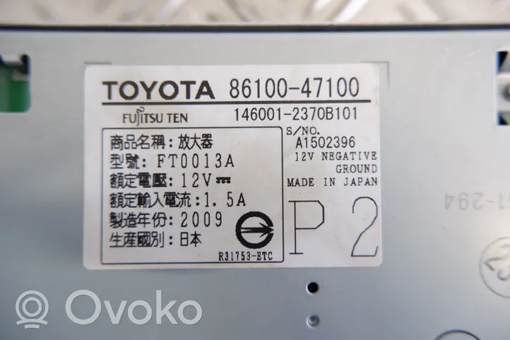 Toyota Prius (XW30) Vahvistin 8610047100