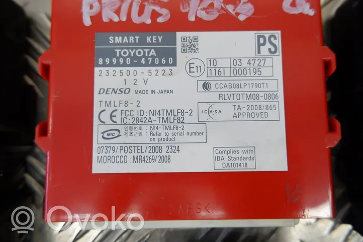 Toyota Prius (XW30) Kit calculateur ECU et verrouillage 8999047060