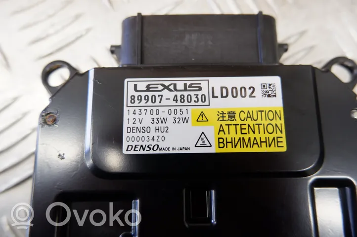 Lexus RX 450H Module de contrôle de ballast LED 8990748030