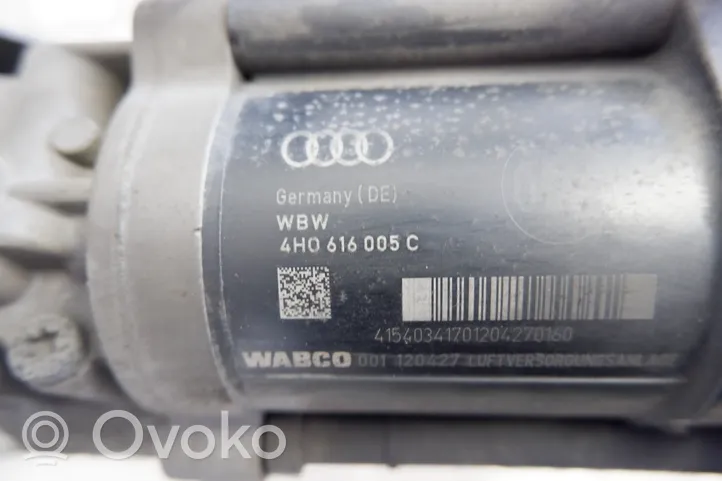 Audi A8 S8 D4 4H Pneumatinės (oro) pakabos kompresorius 4H0616005C