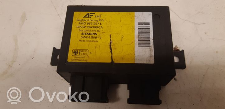 Volkswagen Sharan Alarm movement detector/sensor 7M0953257L