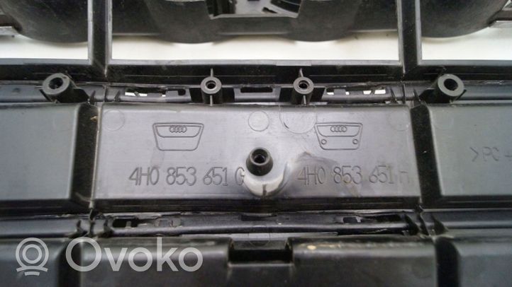 Audi A8 S8 D4 4H Grotelės viršutinės 4H0853651