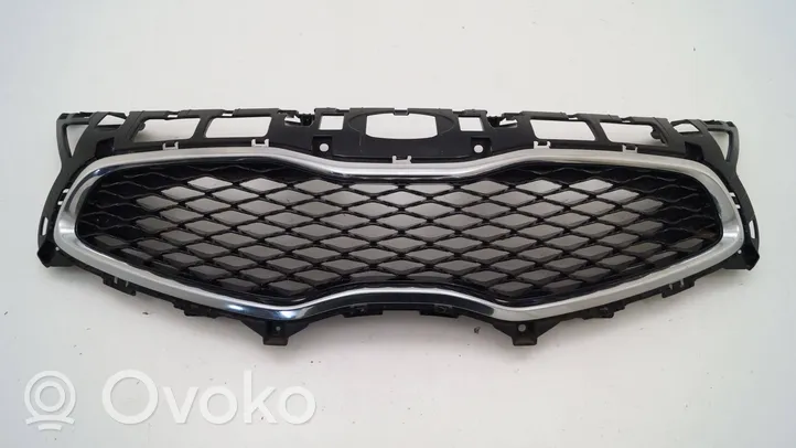 KIA Carens III Grille calandre supérieure de pare-chocs avant 