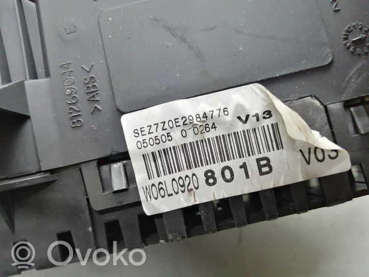 Seat Cordoba (6L) Tachimetro (quadro strumenti) W06L0920801B