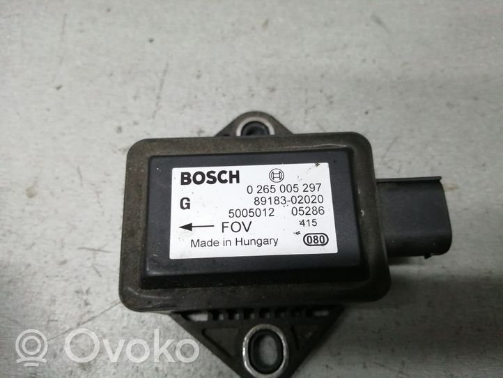 Toyota Corolla Verso AR10 Czujnik przyspieszenia ESP 8918302020