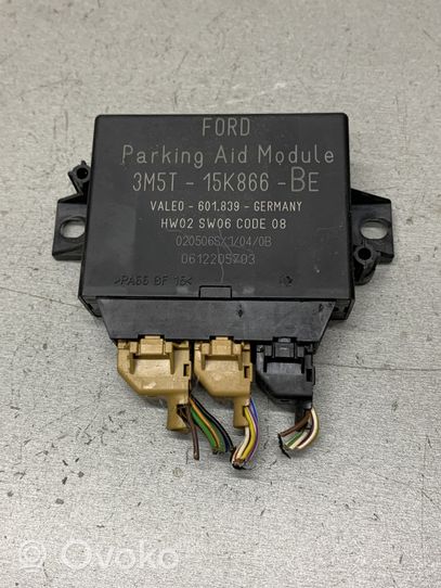 Ford Focus C-MAX Pysäköintitutkan (PCD) ohjainlaite/moduuli 3M5T15K866BE