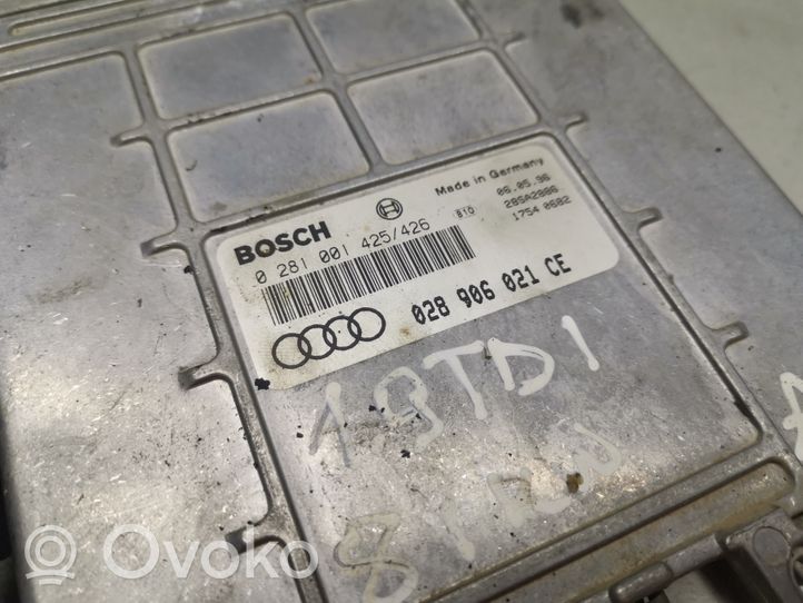 Audi A4 S4 B5 8D Sterownik / Moduł ECU 0281001425