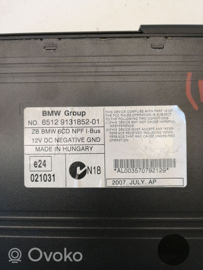 BMW X3 E83 Zmieniarka płyt CD/DVD 65129131852