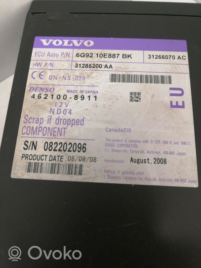 Volvo XC60 Считывающее устройство CD/DVD навигации (GPS) 31266070AC