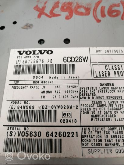 Volvo XC90 Panel / Radioodtwarzacz CD/DVD/GPS 30775676