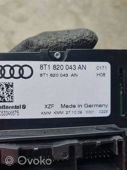 Audi A4 S4 B8 8K Ilmastoinnin ohjainlaite 8T1820043AN