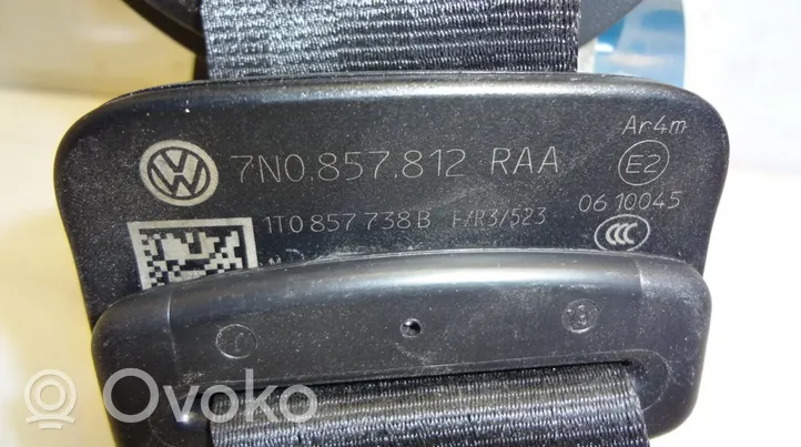 Volkswagen Sharan Pas bezpieczeństwa fotela tylnego 1T0857738B