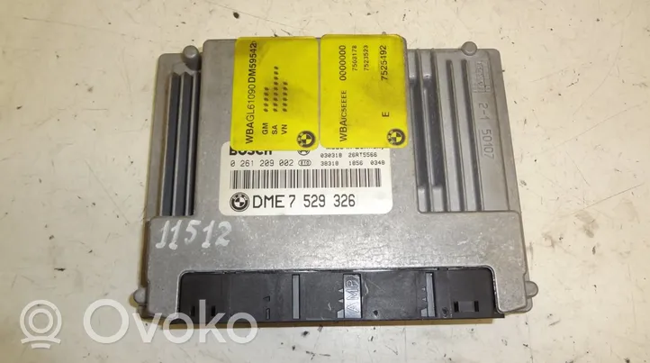 BMW 7 E65 E66 Sterownik / Moduł ECU 0261209002