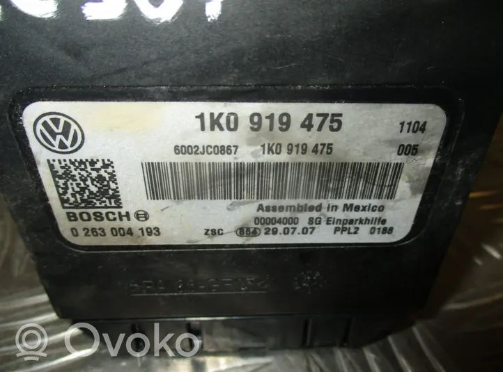 Volkswagen Eos Centralina/modulo sensori di parcheggio PDC 0263004193