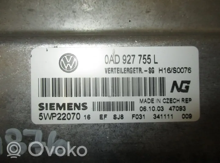 Volkswagen Touareg I Module de contrôle de boîte de vitesses ECU UDFC000694
