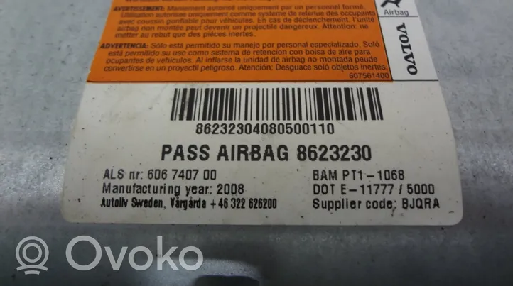 Volvo S60 Надувная подушка для пассажира 