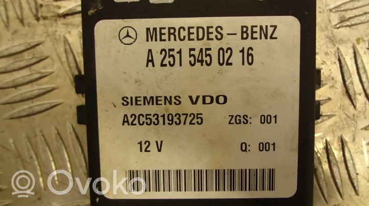 Mercedes-Benz R W251 Sterownik / Moduł zawieszenia pneumatycznego A2C53193725