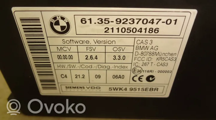 BMW 1 E81 E87 Oven keskuslukituksen ohjausyksikön moduuli 5WK49515EBR