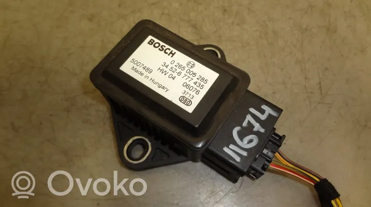 BMW X5 E53 Sensore di imbardata accelerazione ESP 0265005285