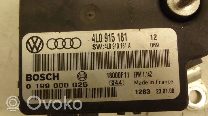 Audi Q7 4L Akumuliatoriaus valdymo blokas 019900025