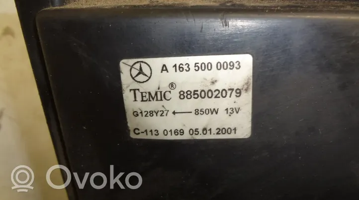 Mercedes-Benz ML W163 Elektryczny wentylator chłodnicy 885001021