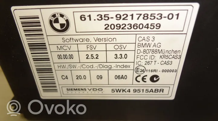 BMW 5 E60 E61 Komfortsteuergerät Zentralverriegelung 5WK49515ABR