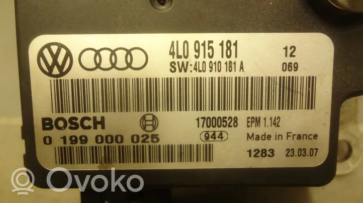 Audi Q7 4L Akumuliatoriaus valdymo blokas 0199000025