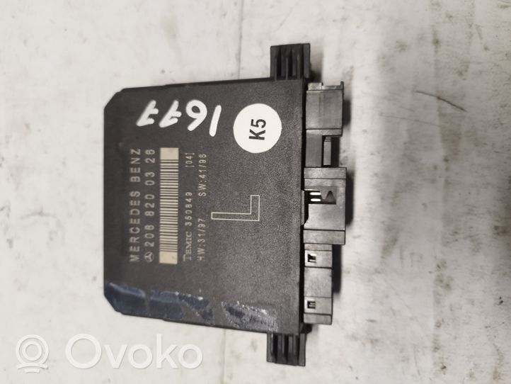 Mercedes-Benz CLK A208 C208 Door control unit/module 2088200326