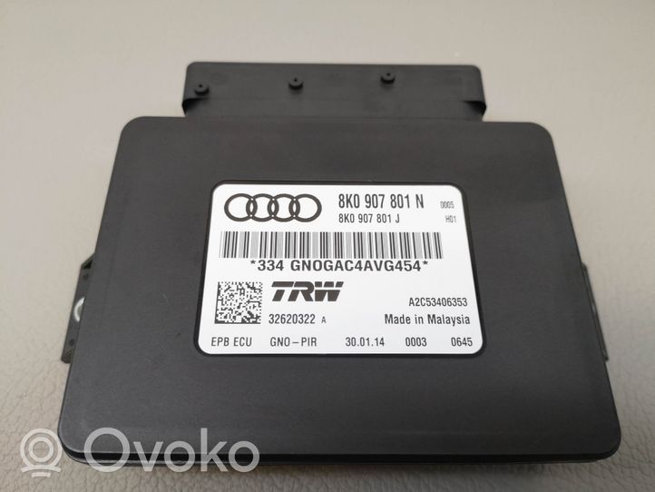 Audi A5 8T 8F Unité de contrôle, module EMF frein arrière 8K0907801N