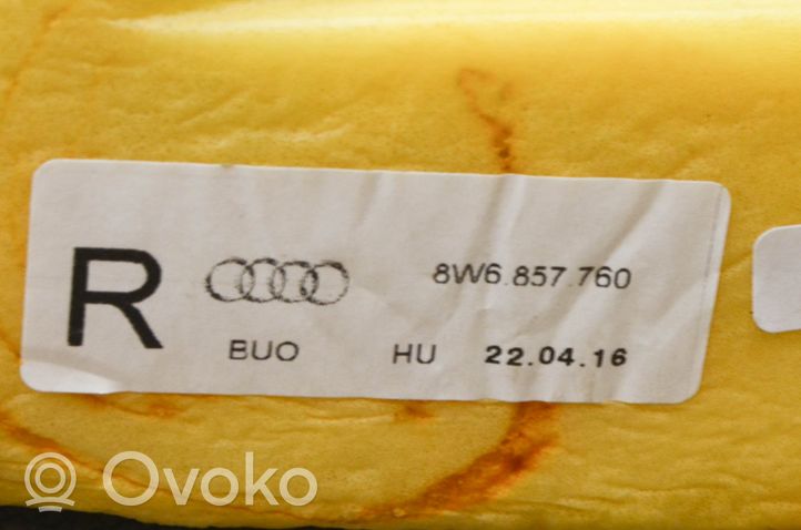 Audi A5 Moteur de réglage de ceinture de sécurité 8W6857760
