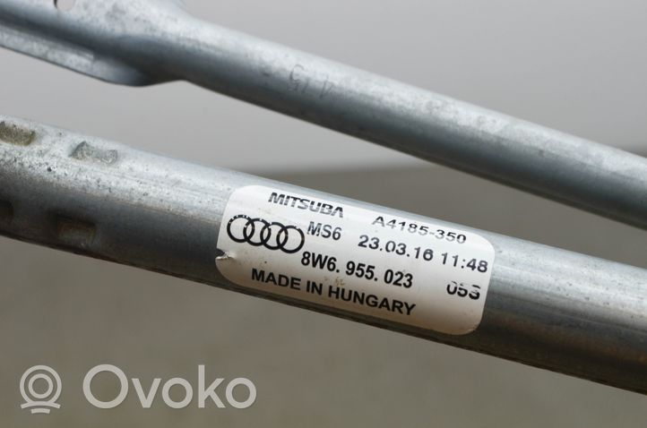 Audi A5 Mechanizm i silniczek wycieraczek szyby przedniej / czołowej 8W6955023