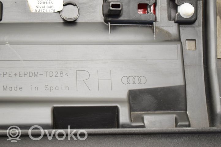 Audi Q3 8U Moulure de porte arrière 8U0853970D